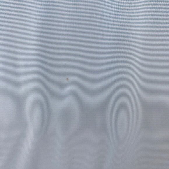 FootJoy Shirt Mens Large Blue Tiny Stripe Polo Short Sleeve Golf Athletic Fit* - Picture 5 of 10